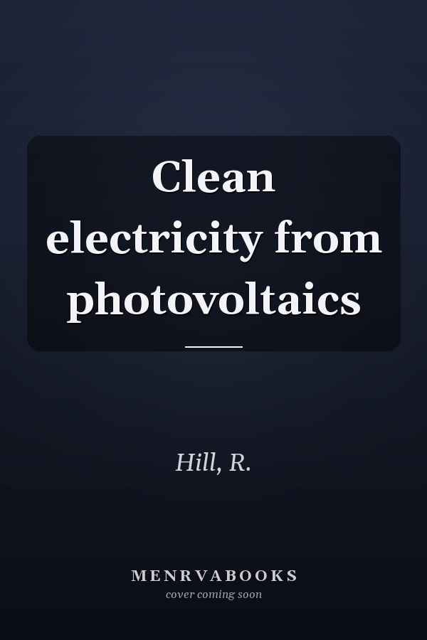 Clean electricity from photovoltaics