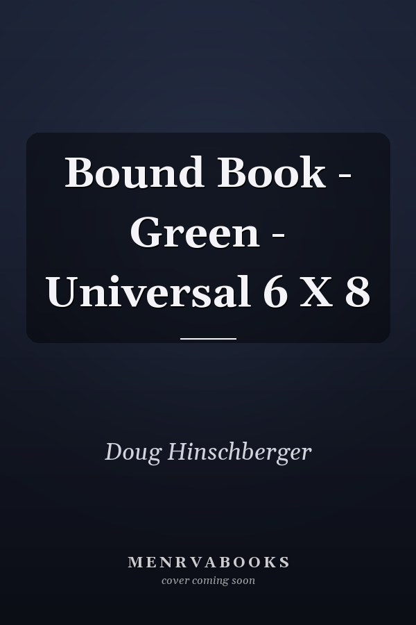 Bound Book - Green - Universal 6 X 8