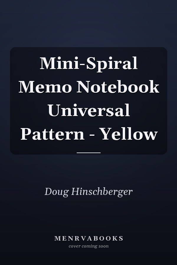 Mini-Spiral Memo Notebook Universal Pattern - Yellow