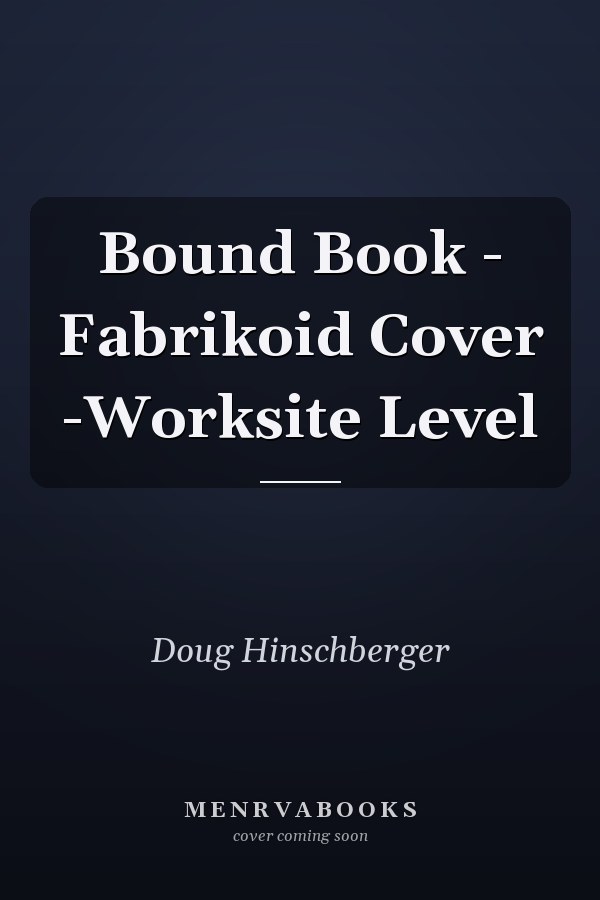 Bound Book - Fabrikoid Cover -Worksite Level