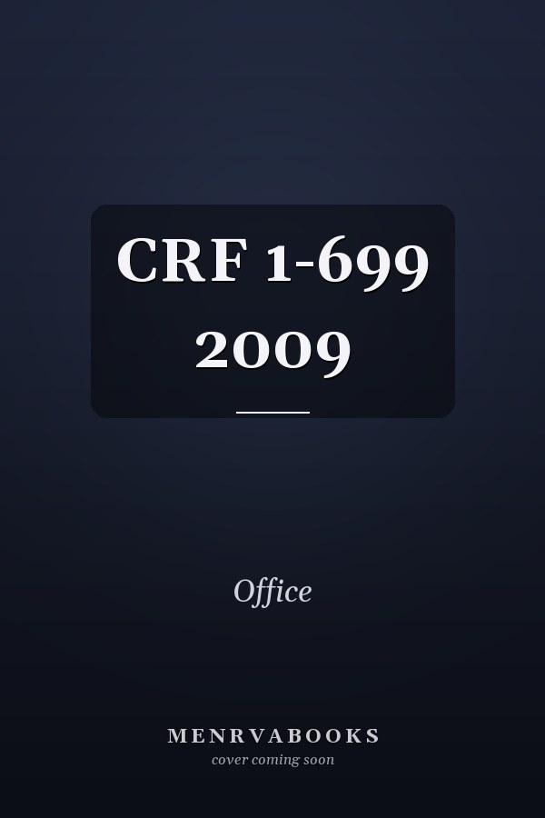 CRF 1-699 2009