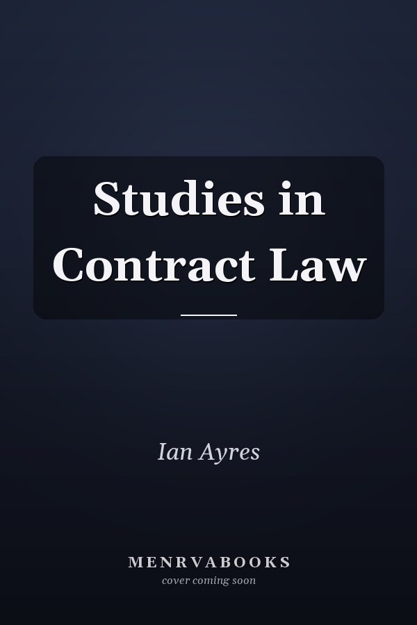 Studies in Contract Law
