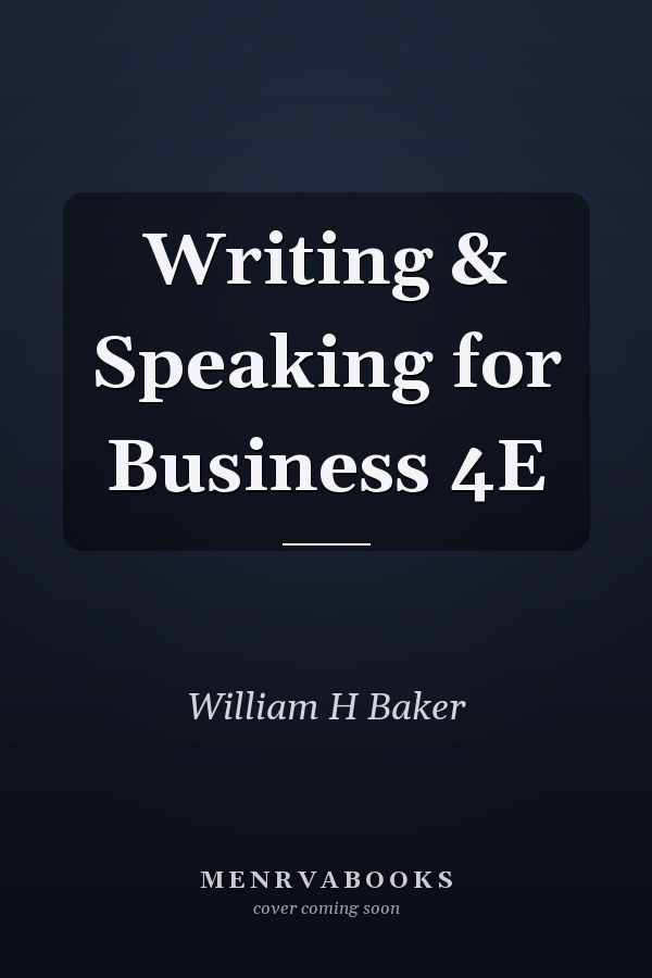 Writing & Speaking for Business 4E