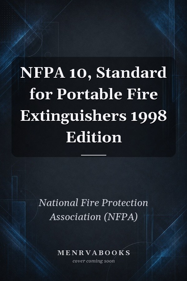 NFPA 10, Standard for Portable Fire Extinguishers 1998 Edition