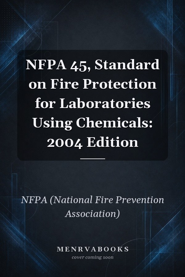 NFPA 45, Standard on Fire Protection for Laboratories Using Chemicals: 2004 Edition