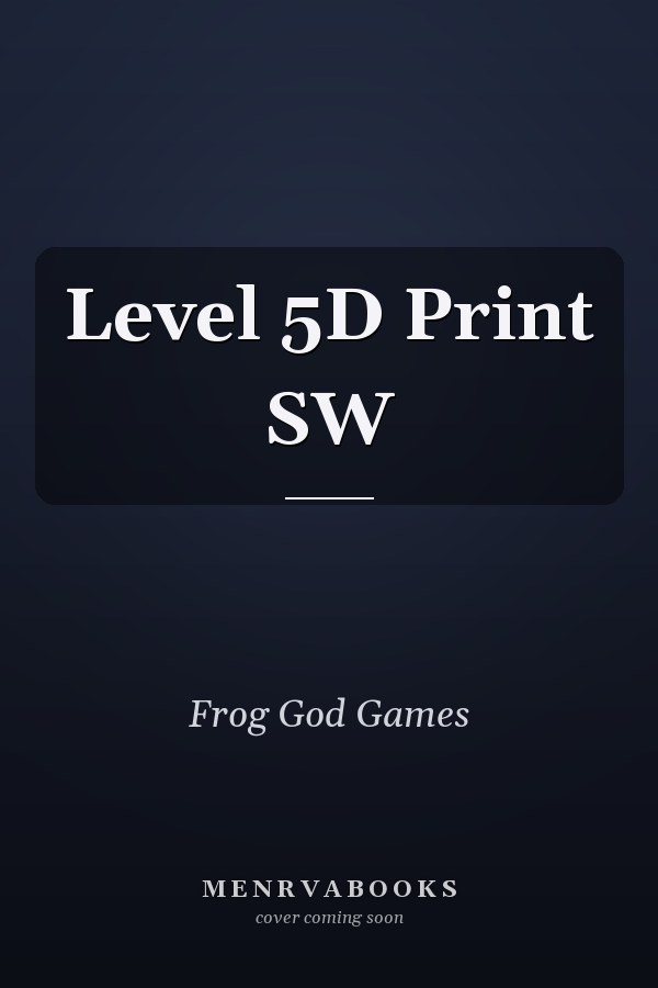 Level 5D Print SW