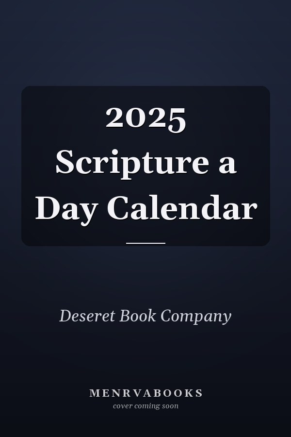 2025 Scripture a Day Calendar