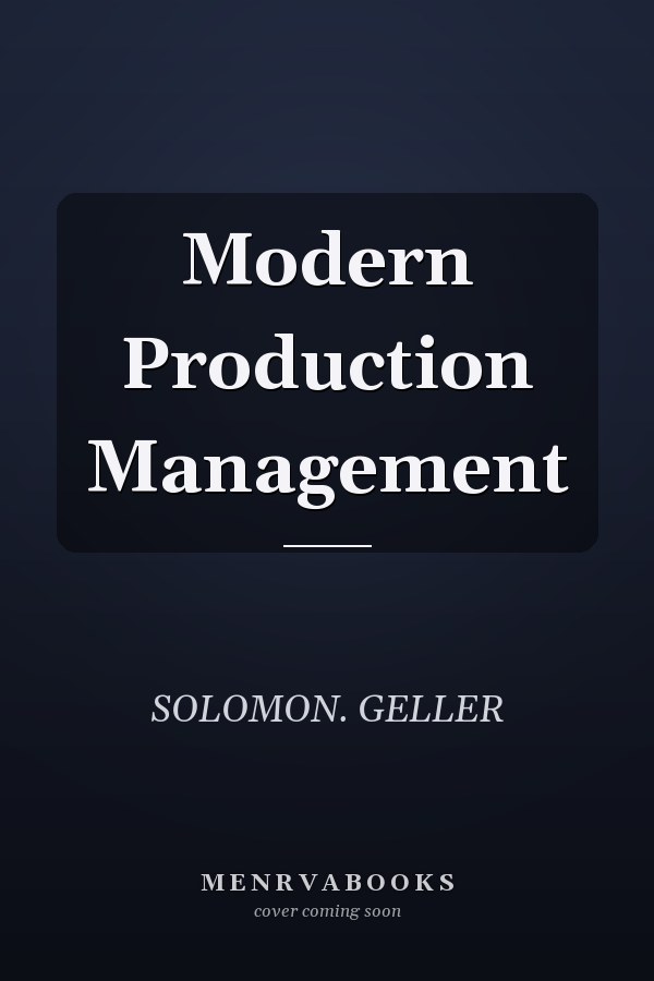 Modern Production Management