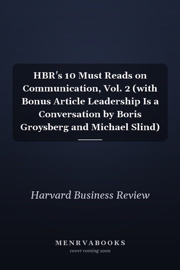 Edition published by Harvard Business Review Press