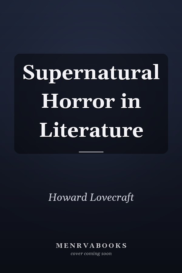 Supernatural Horror in Literature