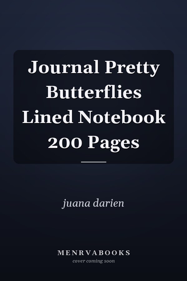Journal Pretty Butterflies Lined Notebook 200 Pages