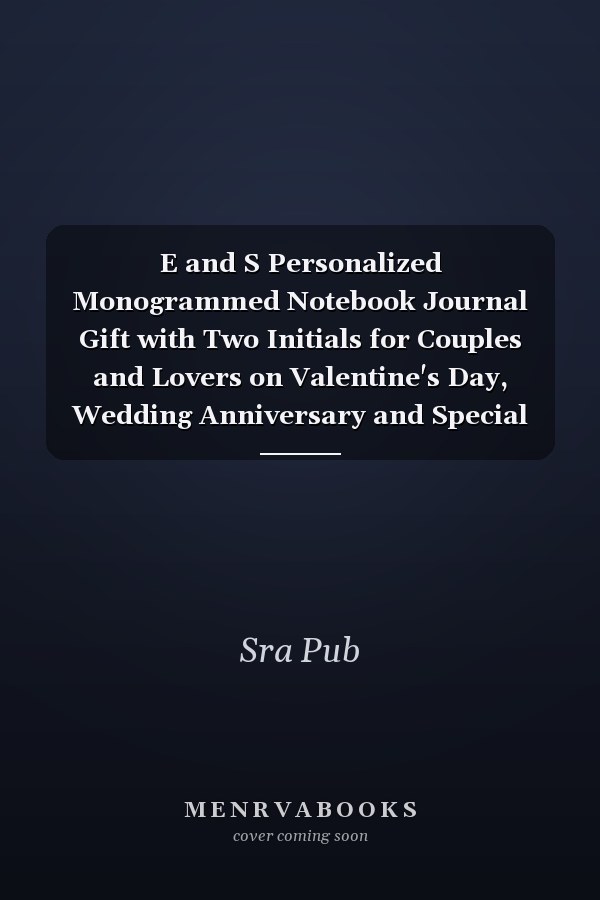E and S Personalized Monogrammed Notebook Journal Gift with Two Initials for Couples and Lovers on Valentine's Day, Wedding Anniversary and Special Occasions with Beautiful Golden Glitter Red and Confetti Cover : Monogram Journal with Blank Lined Pages