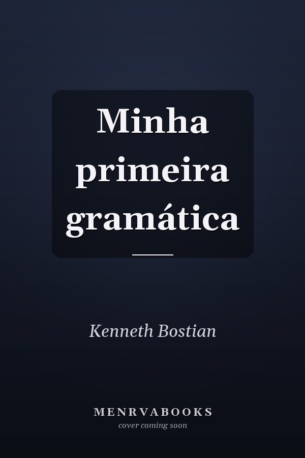 Minha primeira gramática
