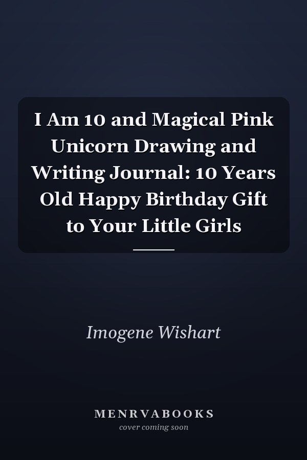 I Am 10 and Magical Pink Unicorn Drawing and Writing Journal: 10 Years Old Happy Birthday Gift to Your Little Girls