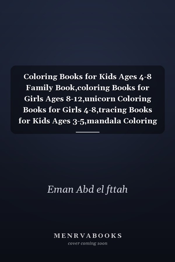 Coloring Books for Kids Ages 4-8, Girls Ages 8-12, Unicorn Coloring Books for Girls 4-8, Tracing Books for Kids Ages 3-5, Mandala Coloring Books for Adults