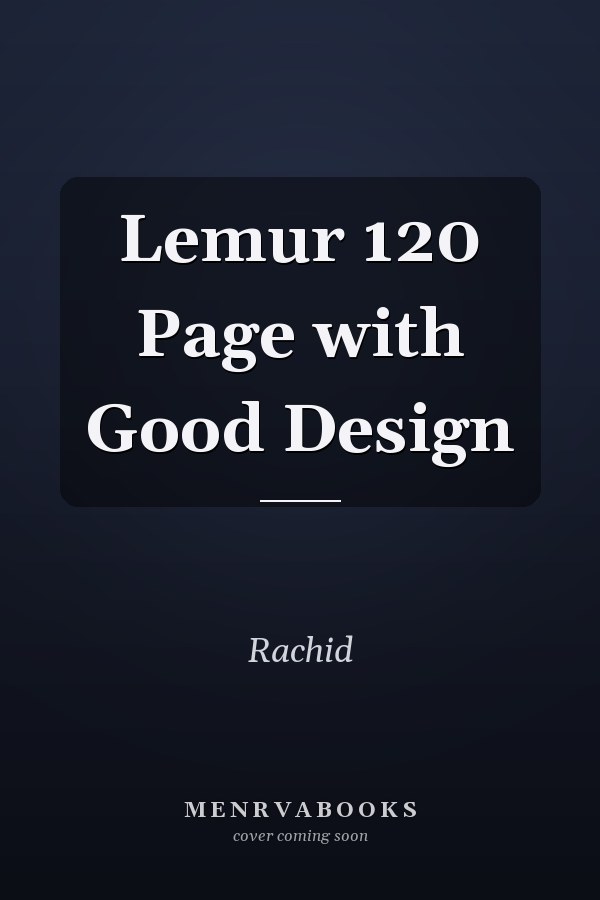 Lemur 120 Page with Good Design