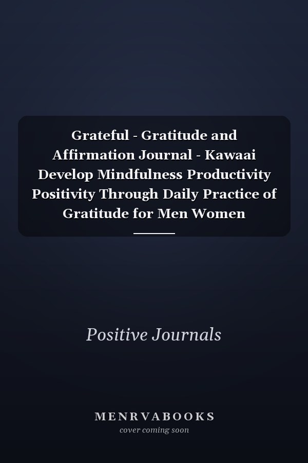 Grateful - Gratitude and Affirmation Journal - Kawaai Develop Mindfulness Productivity Positivity Through Daily Practice of Gratitude for Men Women