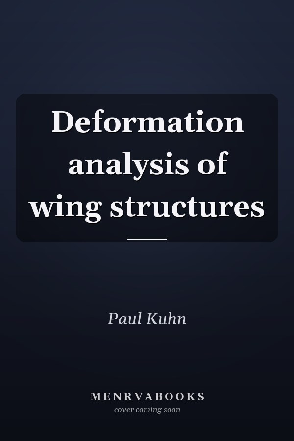 Deformation analysis of wing structures