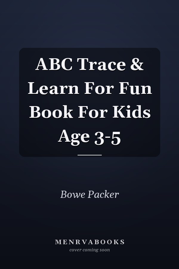 ABC Trace & Learn For Fun Book For Kids Age 3-5