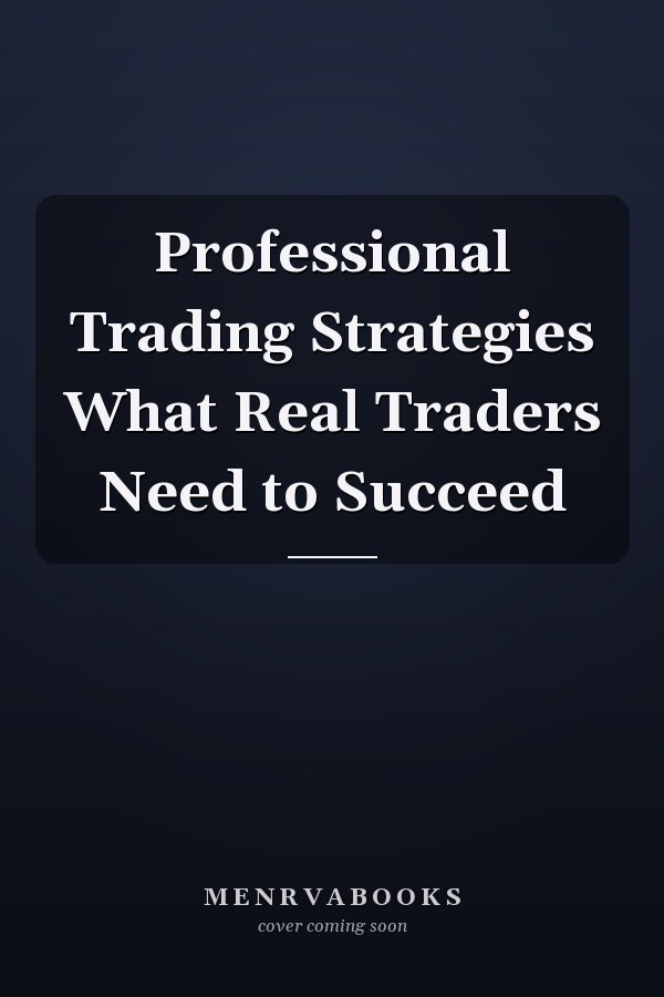 Professional Trading Strategies What Real Traders Need to Succeed