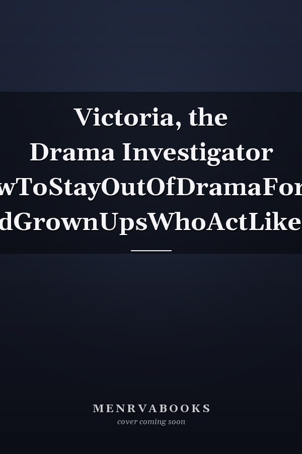 Victoria, the Drama Investigator #HowToStayOutOfDramaForKids #AndGrownUpsWhoActLikeKids