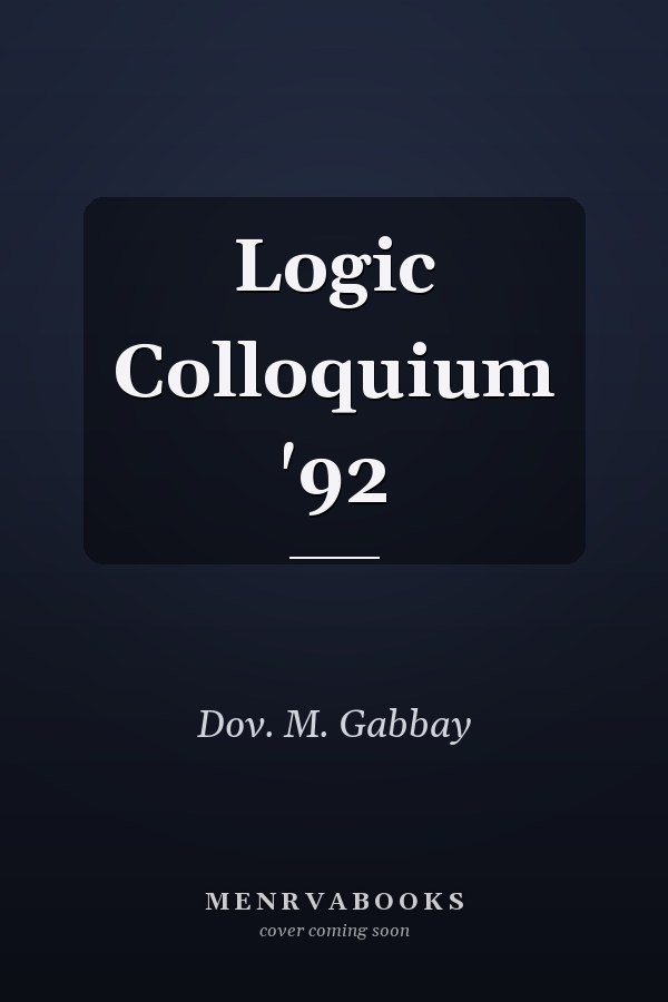 Logic Colloquium '92