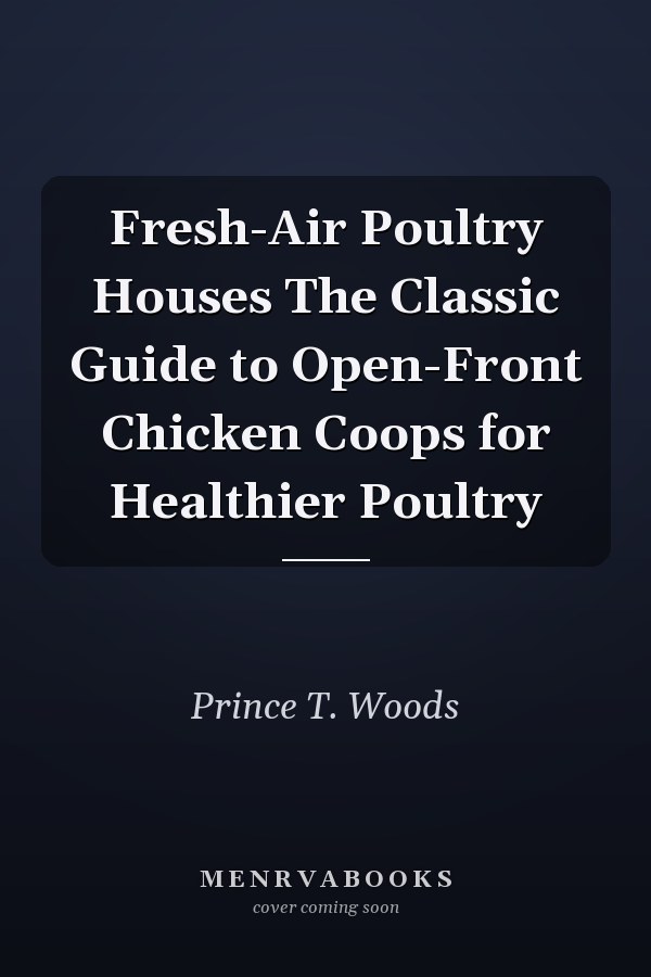 Fresh-Air Poultry Houses The Classic Guide to Open-Front Chicken Coops for Healthier Poultry