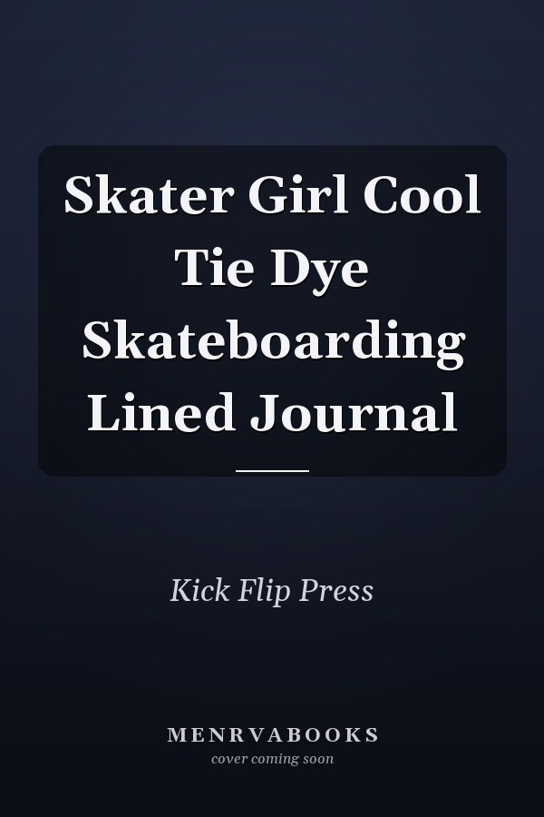 Skater Girl Cool Tie Dye Skateboarding Lined Journal