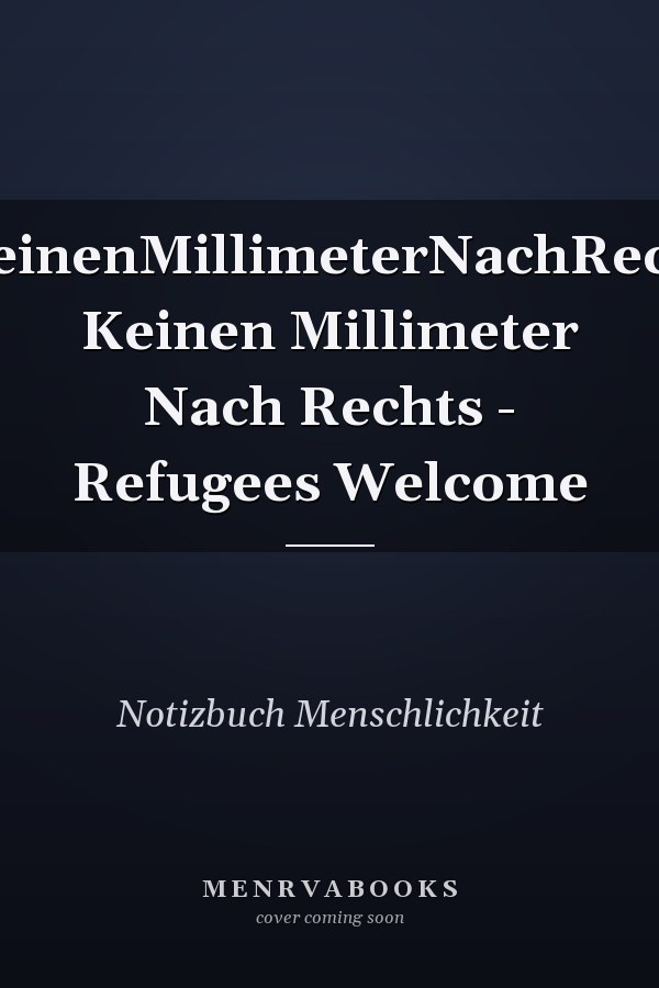 #KeinenMillimeterNachRechts Keinen Millimeter Nach Rechts - Refugees Welcome