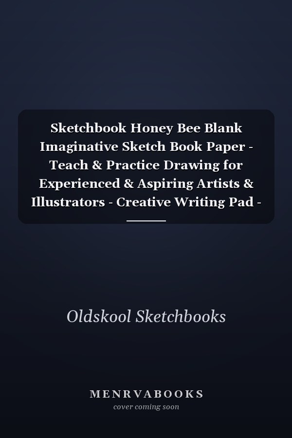 Sketchbook Honey Bee Blank Imaginative Sketch Book Paper - Teach & Practice Drawing for Experienced & Aspiring Artists & Illustrators - Creative Writing Pad - Create, Imagine & Learn to Draw