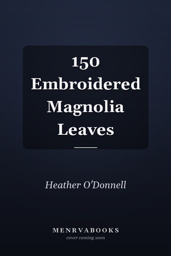 150 Embroidered Magnolia Leaves