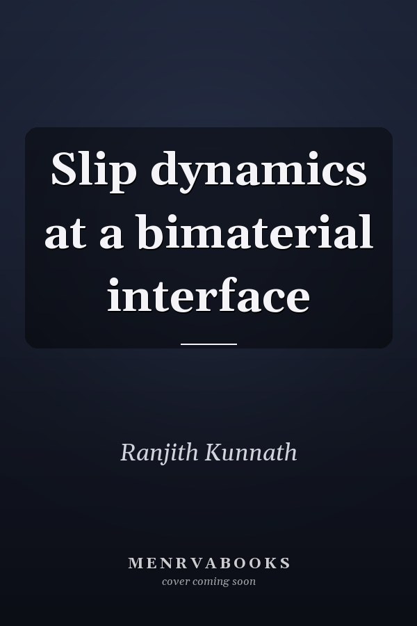 Slip dynamics at a bimaterial interface
