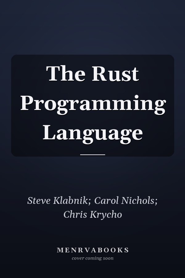 The Rust Programming Language