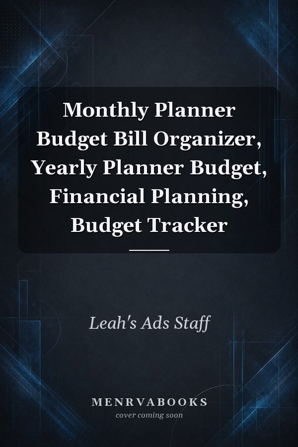 Monthly Planner Budget Bill Organizer, Yearly Planner Budget, Financial Planning, Budget Tracker