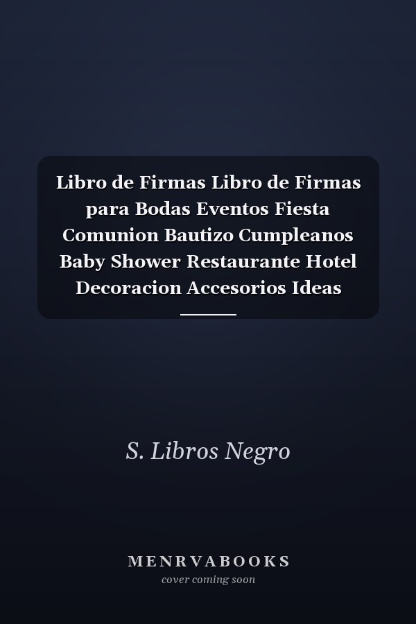 Libro de Firmas Libro de Firmas para Bodas Eventos Fiesta Comunion Bautizo Cumpleanos Baby Shower Restaurante Hotel Decoracion Accesorios Ideas Regalos Fiesta Hogar Boda Visitas Cubierta Negro