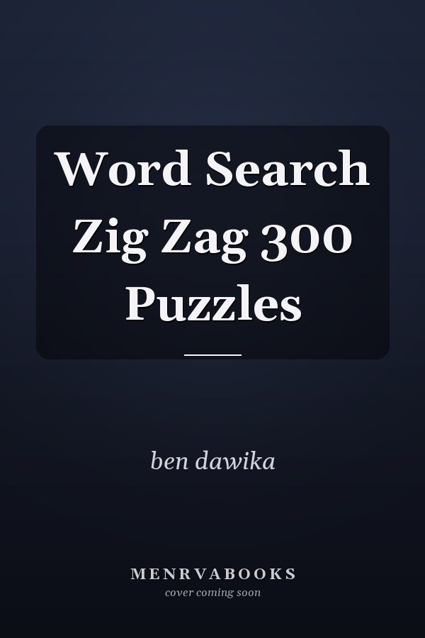 Word Search Zig Zag 300 Puzzles