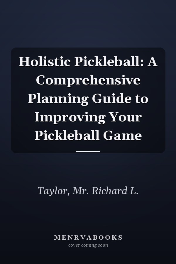 Holistic Pickleball: A Comprehensive Planning Guide to Improving Your Pickleball Game
