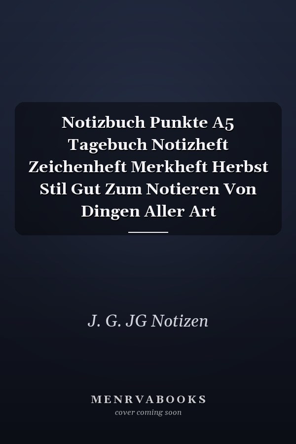 Notizbuch Punkte A5 Tagebuch Notizheft Zeichenheft Merkheft Herbst Stil Gut Zum Notieren Von Dingen Aller Art