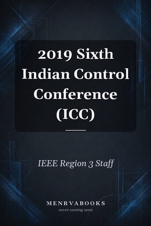 2019 Sixth Indian Control Conference (ICC)