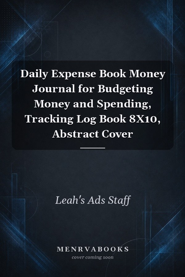 Daily Expense Book Money Journal for Budgeting Money and Spending, Tracking Log Book 8X10, Abstract Cover