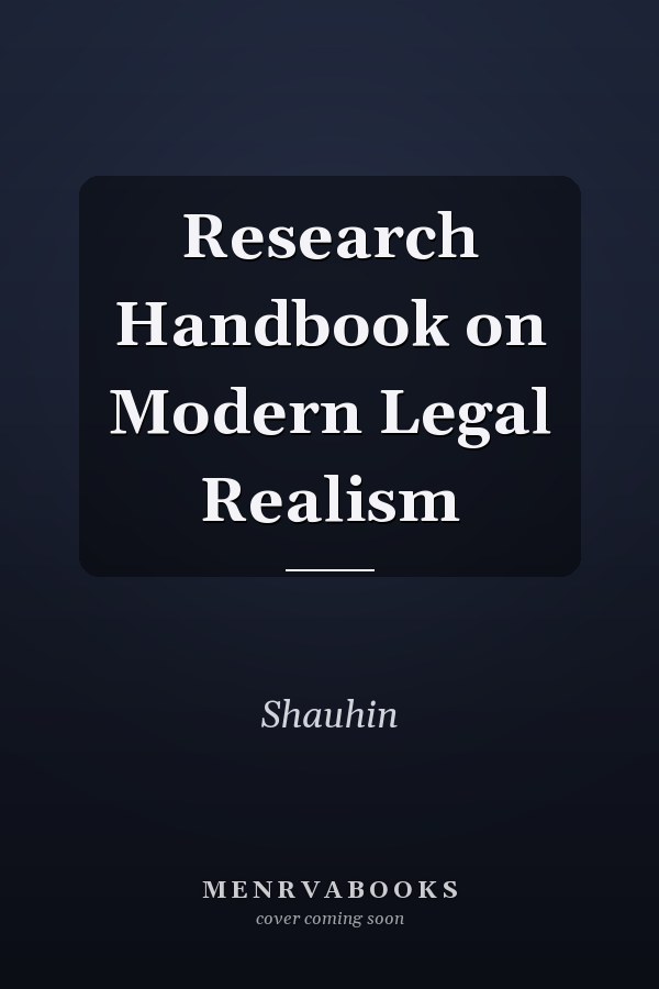 Research Handbook on Modern Legal Realism