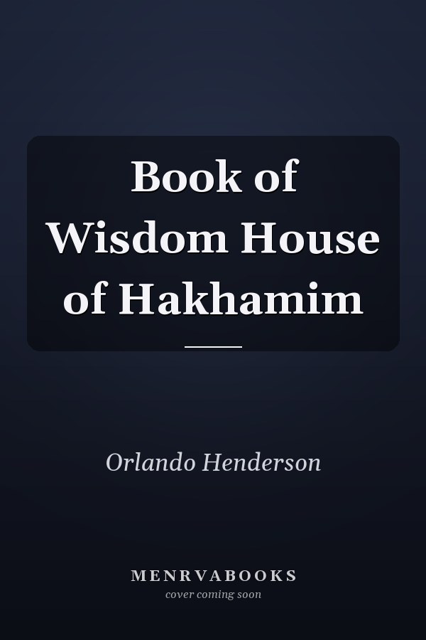 Book of Wisdom House of Hakhamim