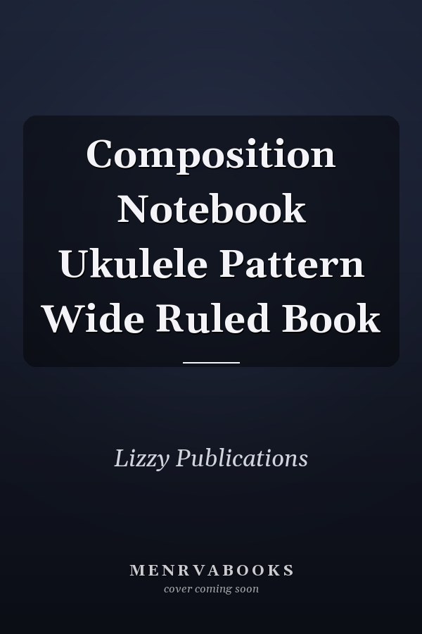 Composition Notebook Ukulele Pattern Wide Ruled Book