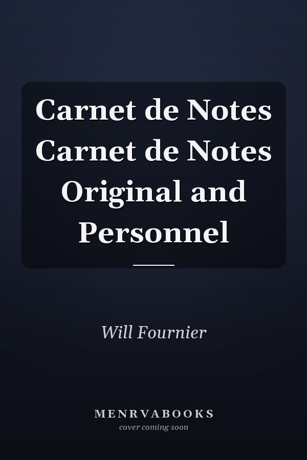Carnet de Notes Carnet de Notes Original and Personnel