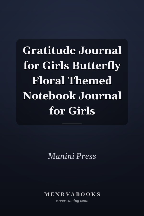 Gratitude Journal for Girls Butterfly Floral Themed Notebook Journal for Girls