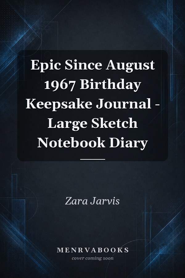 Epic Since August 1967 Birthday Keepsake Journal - Large Sketch Notebook Diary