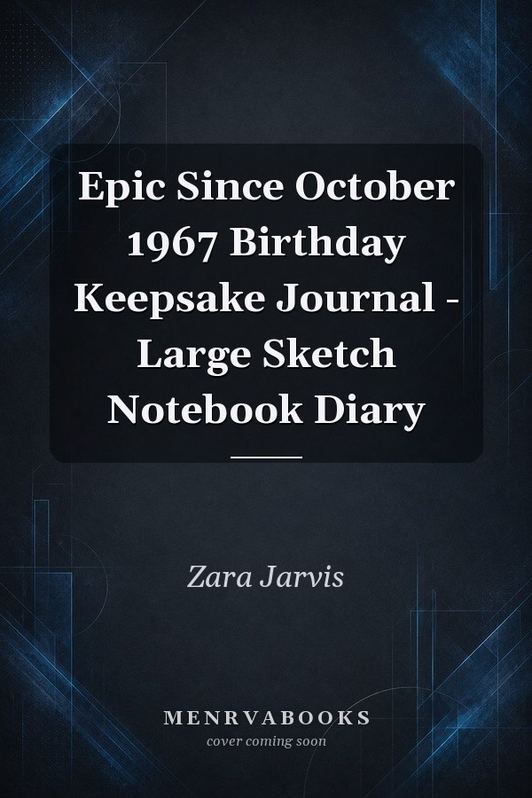 Epic Since October 1967 Birthday Keepsake Journal - Large Sketch Notebook Diary