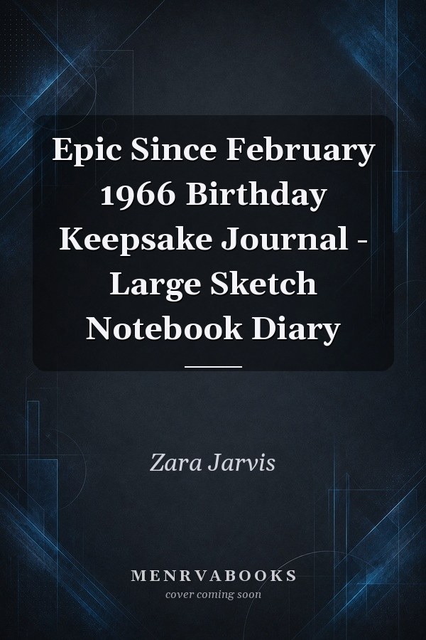 Epic Since February 1966 Birthday Keepsake Journal - Large Sketch Notebook Diary