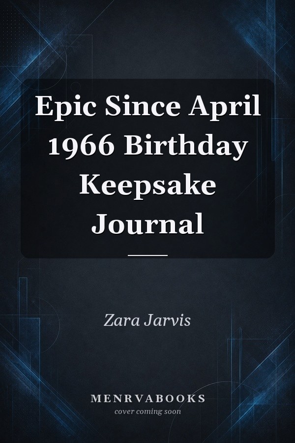 Epic Since April 1966 Birthday Keepsake Journal