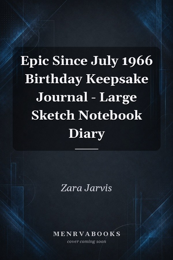 Epic Since July 1966 Birthday Keepsake Journal - Large Sketch Notebook Diary
